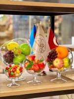 ظرف سرو پایه دار توپی طرح mignon برند آلگراگلس alegreglass کد mgn - Image 2