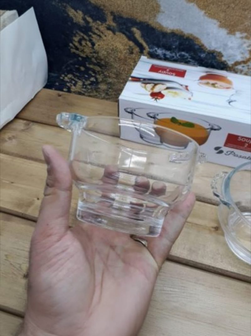 کاسه سوپ دسته دار مدل soupy برند پاشاباغچه pasabahce کد 530041 - تصویر 4