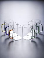 لیوان پیرکس تکی دسته دار برند یاکوت yakut