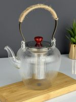 قوری پیرکس خطدار برند آجار acar ترکیه کد acr110