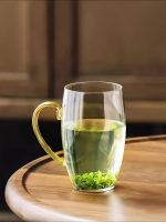 ماگ پیرکس دسته رنگی برند دلی deli وارداتی کد49