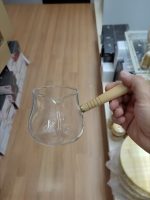 شیر جوش و قهوه جوش پیرکس دسته بامبو برند پروتی perotti ترکیه - Image 3