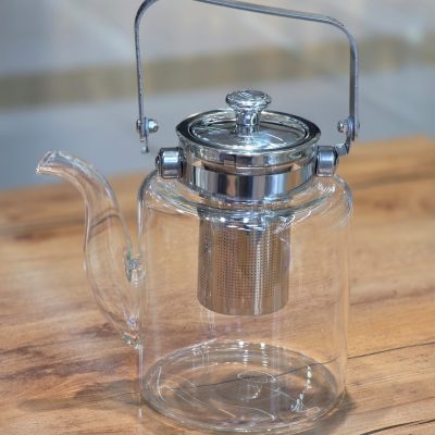 قوری پیرکس دسته استیل وارداتی کد 252623