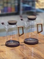 ظرف روغن پیرکس طرح چوب وارداتی