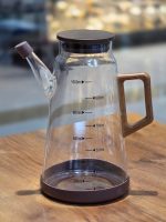 ظرف روغن پیرکس طرح چوب وارداتی - Image 4