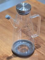 ظرف روغن پیرکس طرح هرمی درب استیل وارداتی - Image 2