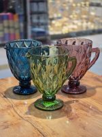 پارچ بلوری طرحدار رنگی وارداتی