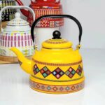 کتری لعابی طرح مراکشی 2.5 لیتری وارداتی