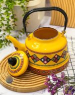 کتری لعابی طرح مراکشی 2.5 لیتری وارداتی - Image 2