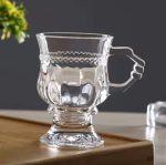فنجان چای بلوری پایه دار وارداتی ch1212 - Image 4