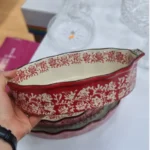 تابه سرامیکی وارداتی قرمز در سه سایز بزرگ - Image 4