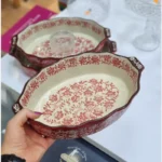 تابه سرامیکی وارداتی قرمز در سه سایز بزرگ - Image 2