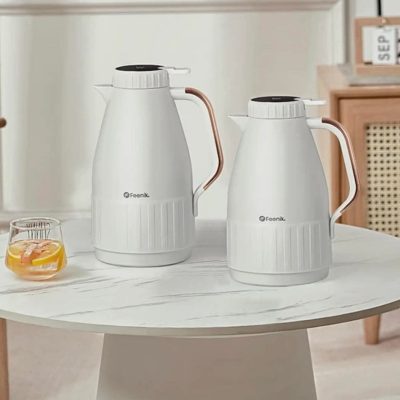فلاسک شیشه صورتی 2 لیتری برند feenik  وارداتی