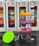 ظرف نگهدارنده دربدار 4 تایی برند لاو lav ترکیه کد bdg384