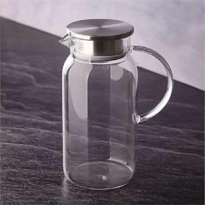 پارچ پیرکس (شعله مستقیم) درب استیل وارداتی
